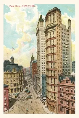 Jurnal de epocă Park Row, New York City - Vintage Journal Park Row, New York City