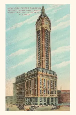 Jurnal de epocă Vintage Singer Building - Vintage Journal Vintage Singer Building