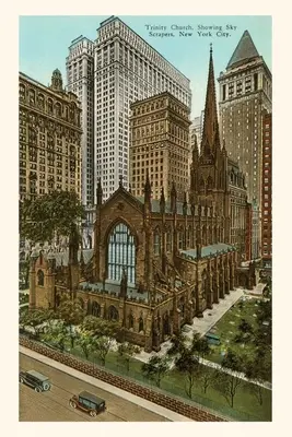 Jurnal de epocă Trinity Church, Skyscrapers, New York City - Vintage Journal Trinity Church, Skyscrapers, New York City