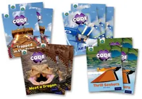 Project X CODE Extra: Light Blue Book Band, Oxford Level 4: Dragon Quest și Wild Rides, pachet de 12 - Project X CODE Extra: Light Blue Book Band, Oxford Level 4: Dragon Quest and Wild Rides, Class pack of 12