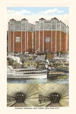 Jurnalul Vintage Hudson Terminal and Tubes, New York City - Vintage Journal Hudson Terminal and Tubes, New York City