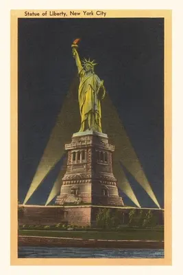 Jurnalul Vintage Noapte, Statuia Libertății, New York City - Vintage Journal Night, Statue of Liberty, New York City