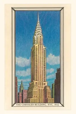 Jurnal de epocă Chrysler Building, 1932, New York City - Vintage Journal Chrysler Building, 1932, New York City