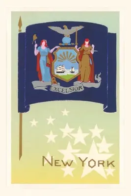 Jurnal de epocă Steagul statului New York - Vintage Journal New York State Flag