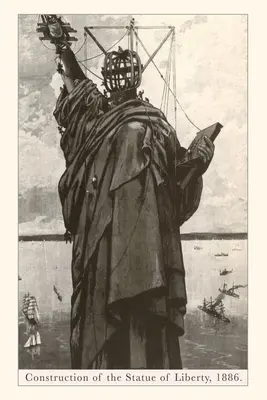 Vintage Journal Construcția Statuii Libertății - Vintage Journal Construction of the Statue of Liberty