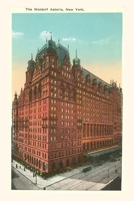Jurnal de epocă Waldorf-Astoria Hotel, New York City - Vintage Journal Waldorf-Astoria Hotel, New York City