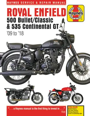 Royal Enfield 500 Bullet / Classic & 535 Continental GT Haynes Service & Repair Manual: '09 la '18 - Royal Enfield 500 Bullet / Classic & 535 Continental GT Haynes Service & Repair Manual: '09 to '18