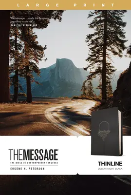 The Message Thinline, Large Print (piele, Desert Night Black) - The Message Thinline, Large Print (Leatherlike, Desert Night Black)