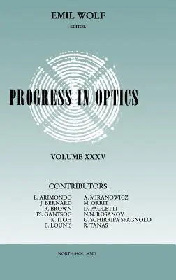 Progrese în optică: Volumul 35 - Progress in Optics: Volume 35