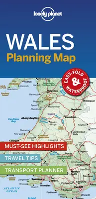 Lonely Planet Wales Hartă de planificare 1 - Lonely Planet Wales Planning Map 1