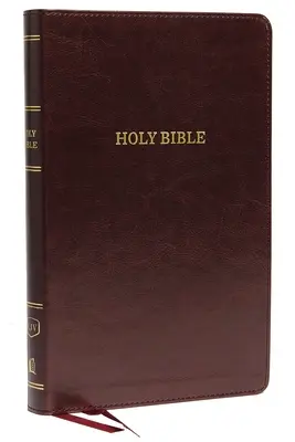 KJV, Deluxe Thinline Reference Bible, imitație de piele, Burgundy, Red Letter Edition - KJV, Deluxe Thinline Reference Bible, Imitation Leather, Burgundy, Red Letter Edition