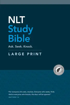 Biblia de studiu NLT cu caractere mari (litere roșii, copertă cartonată, indexată) - NLT Study Bible Large Print (Red Letter, Hardcover, Indexed)