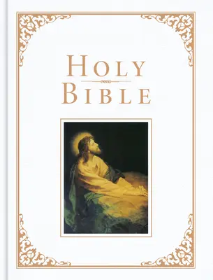 Biblia de familie KJV, piele de calitate superioară albă - KJV Family Bible, Deluxe White Bonded Leather-Over-Board