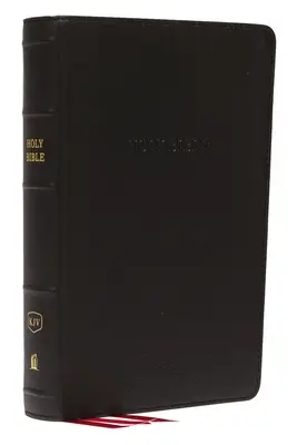 KJV, Biblie de referință, Dimensiune personală, Tipar gigant, Piele naturală, Negru, Ediție cu litere roșii - KJV, Reference Bible, Personal Size Giant Print, Genuine Leather, Black, Red Letter Edition