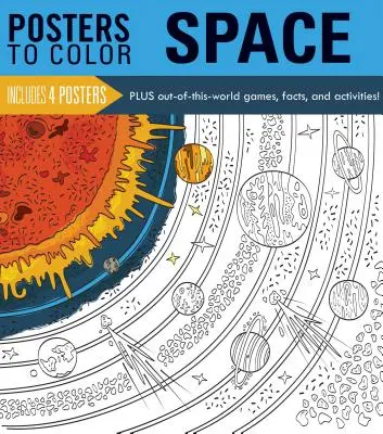 Postere de colorat: Spațiul - Posters to Color: Space