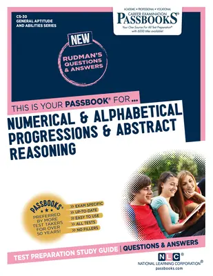 Progresii numerice și alfabetice și raționament abstract (CS-30): Ghid de studiu Passbooks - Numerical & Alphabetical Progressions & Abstract Reasoning (CS-30): Passbooks Study Guide