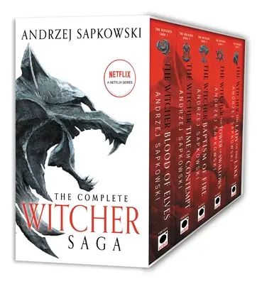 The Witcher Boxed Set: Sângele elfilor, Timpul disprețului, Botezul focului, Turnul rândunelelor, Doamna lacului - The Witcher Boxed Set: Blood of Elves, the Time of Contempt, Baptism of Fire, the Tower of Swallows, the Lady of the Lake