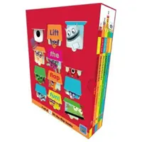 Numberblocks și Alphablocks - Set de 5 cărți cu clape de ridicat - Numberblocks and Alphablocks 5 Book Lift-the-Flap Set