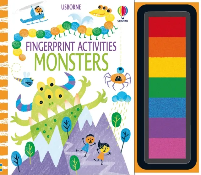 Activități cu amprente digitale Monștri - Fingerprint Activities Monsters