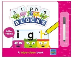 Alphablocks Echipe de litere: A Wipe-Clean Book - Alphablocks Letter Teams: A Wipe-Clean Book