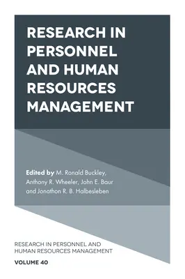 Cercetare în managementul personalului și al resurselor umane - Research in Personnel and Human Resources Management