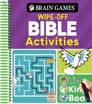 Jocuri pentru creier Wipe-Off: Activități biblice - Brain Games Wipe-Off: Bible Activities