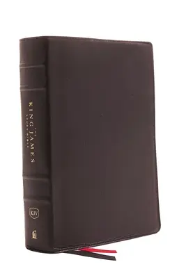 Biblia de studiu King James, piele naturală, neagră, ediție full color - The King James Study Bible, Genuine Leather, Black, Full-Color Edition