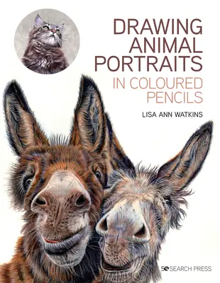 Desenarea portretelor animalelor în creion colorat - Drawing Animal Portraits in Coloured Pencil
