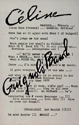 Banda lui Guignol: roman - Guignol's Band: Novel