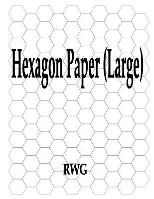 Hârtie hexagonală (mare): 100 pagini 8.5 X 11 - Hexagon Paper (Large): 100 Pages 8.5 X 11