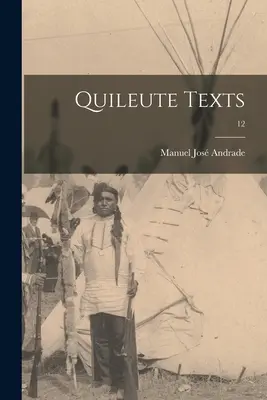 Texte Quileute; 12 - Quileute Texts; 12