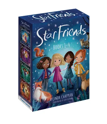 Star Friends Boxed Set, Cărțile 1-4: Magia oglinzii; Capcana dorințelor; Vraja secretă; Trucuri întunecate - Star Friends Boxed Set, Books 1-4: Mirror Magic; Wish Trap; Secret Spell; Dark Tricks