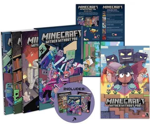 Minecraft: Wither Without You Boxed Set (romane grafice) - Minecraft: Wither Without You Boxed Set (Graphic Novels)