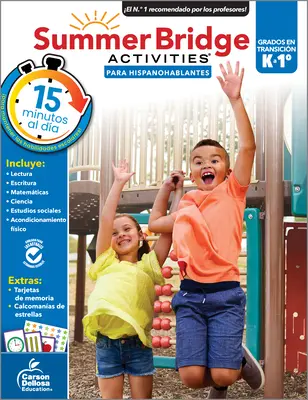 Activități punte de vară spaniolă K-1, clasele K - 1 - Summer Bridge Activities Spanish K-1, Grades K - 1
