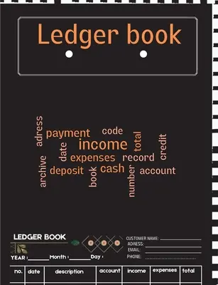 Cartea Ledger: Un carnet complet de urmărire a cheltuielilor, registru de cheltuieli, registru de evidență contabilă pentru afaceri mici sau uz personal - Ledg - Ledger Book: A Complete Expense Tracker Notebook, Expense Ledger, Bookkeeping Record Book for Small Business or Personal Use - Ledg