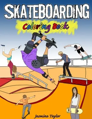 Carte de colorat Skateboarding - Skateboarding Coloring Book