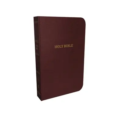 KJV, Biblie de referință Thinline, piele întoarsă, Burgundy, indexată, ediție cu litere roșii - KJV, Thinline Reference Bible, Bonded Leather, Burgundy, Indexed, Red Letter Edition