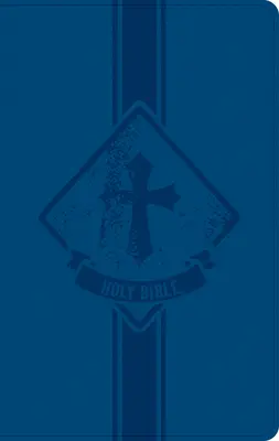 KJV Kids Bible, Thinline Edition, Navy Leathertouch