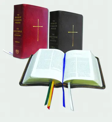 Ediția combinată a Cărții de rugăciune comună și a Bibliei (NRSV cu Apocrypha): Red Bonded Leather - The Book of Common Prayer and Bible Combination Edition (NRSV with Apocrypha): Red Bonded Leather