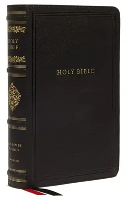 Kjv, Biblie de referință cu margini largi, Colecția Sovereign, Leathersoft, negru, litere roșii, Comfort Print: Sfânta Biblie, versiunea King James - Kjv, Wide-Margin Reference Bible, Sovereign Collection, Leathersoft, Black, Red Letter, Comfort Print: Holy Bible, King James Version