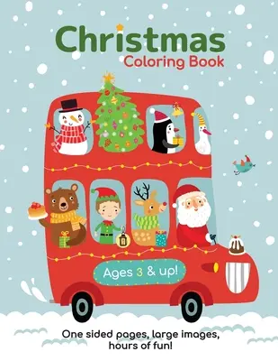 Carte de colorat de Crăciun pentru copii de 3-6 ani! - Christmas Coloring Book for Kids Ages 3-6!