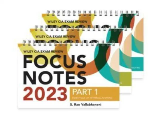 Wiley CIA 2023 Note de focalizare: Set complet - Wiley CIA 2023 Focus Notes: Complete Set