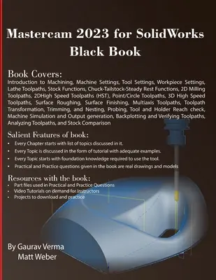 Mastercam 2023 pentru SolidWorks Carte neagră - Mastercam 2023 for SolidWorks Black Book