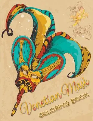 Carte de colorat cu măști venețiene - Venetian Mask Coloring Book