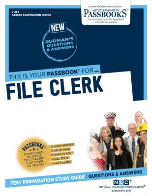 Îngrijitor de dosare (C-254): Ghid de studiu Passbooks - File Clerk (C-254): Passbooks Study Guide