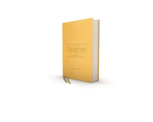 Kjv, Thompson Chain-Reference Bible, Copertă cartonată, aur galben, litere roșii, imprimare confortabilă - Kjv, Thompson Chain-Reference Bible, Hardcover, Yellow Gold, Red Letter, Comfort Print