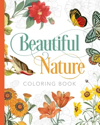 Carte de colorat cu natură frumoasă - Beautiful Nature Coloring Book