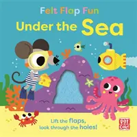 Felt Flap Fun: Under the Sea - Carte de carton cu clape de pâslă - Felt Flap Fun: Under the Sea - Board book with felt flaps