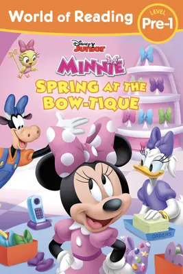 Lumea lecturii Disney Junior Minnie Spring at the Bow-Tique - World of Reading Disney Junior Minnie Spring at the Bow-Tique