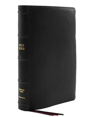 Kjv, Thinline Bible, Large Print, Premium Goatskin Leather, Black, Premier Collection, Red Letter, Thumb Indexed, Comfort Print: Sfânta Biblie, versiunea King Jame - Kjv, Thinline Bible, Large Print, Premium Goatskin Leather, Black, Premier Collection, Red Letter, Thumb Indexed, Comfort Print: Holy Bible, King Jame